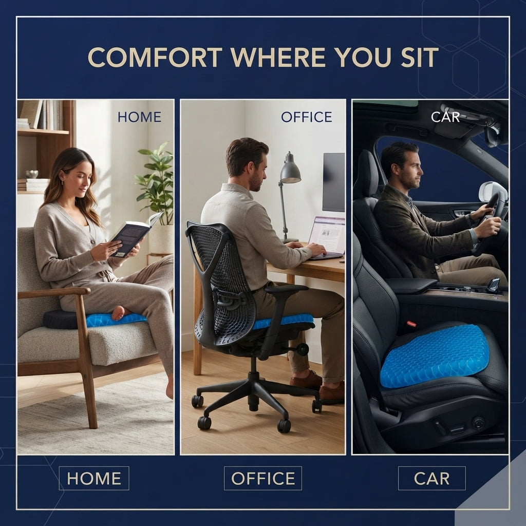 Honeycomb Gel Seat Cushion