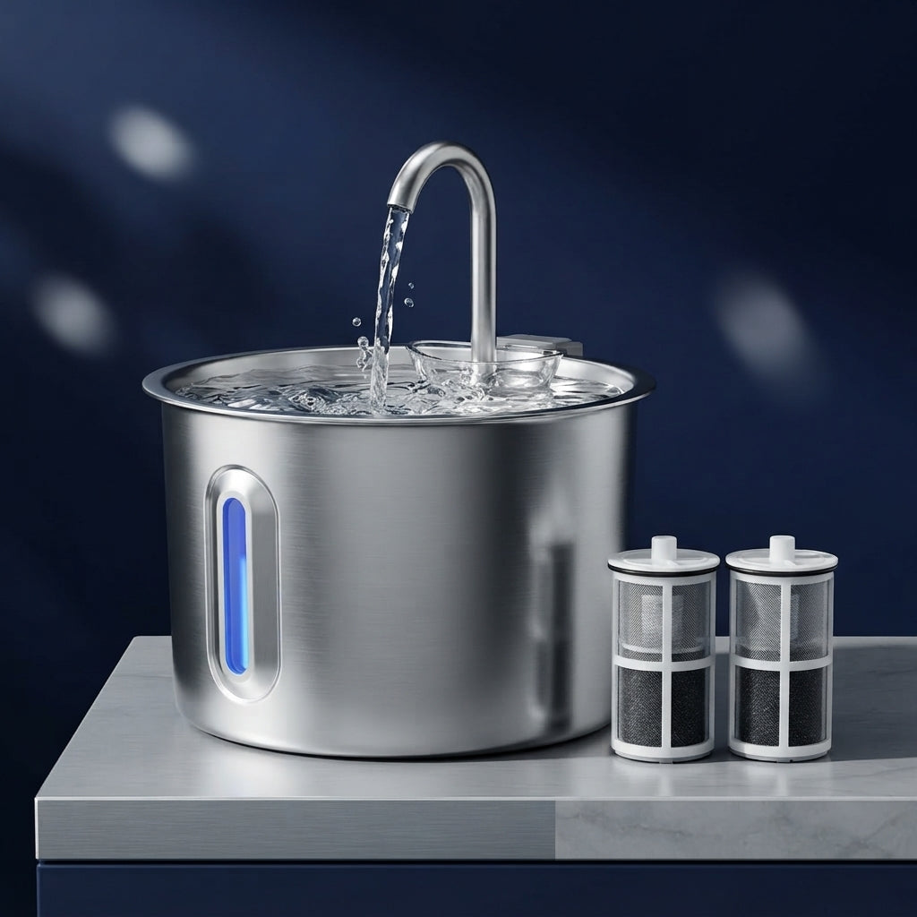 Cat Water Fountain with LED