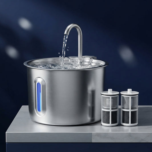 Cat Water Fountain with LED