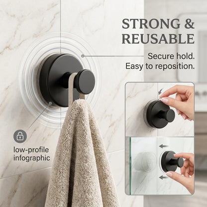 Suction Pro Bathroom Hook
