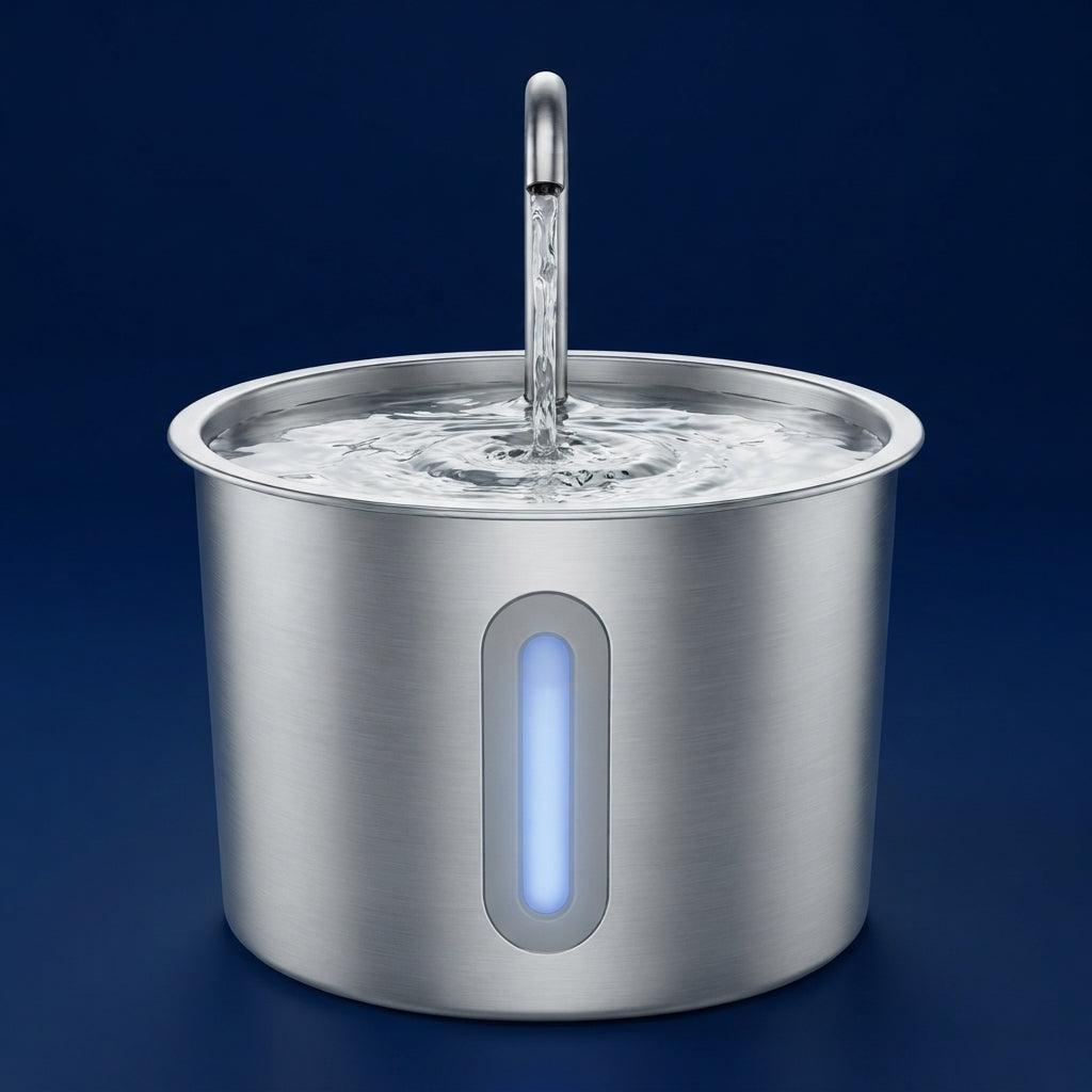 Cat Water Fountain with LED