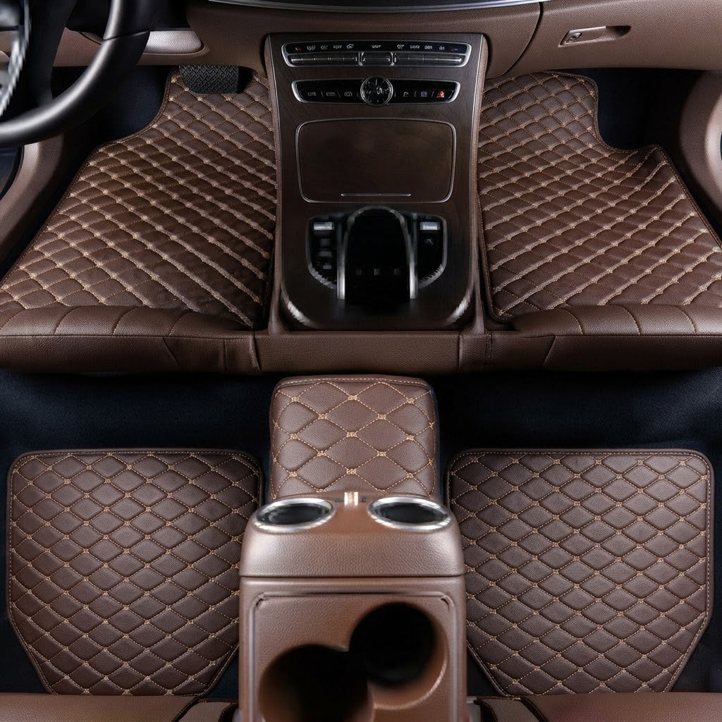 PU Leather Car Floor Mats