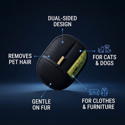2-in-1 Pet Hair Removal Glove